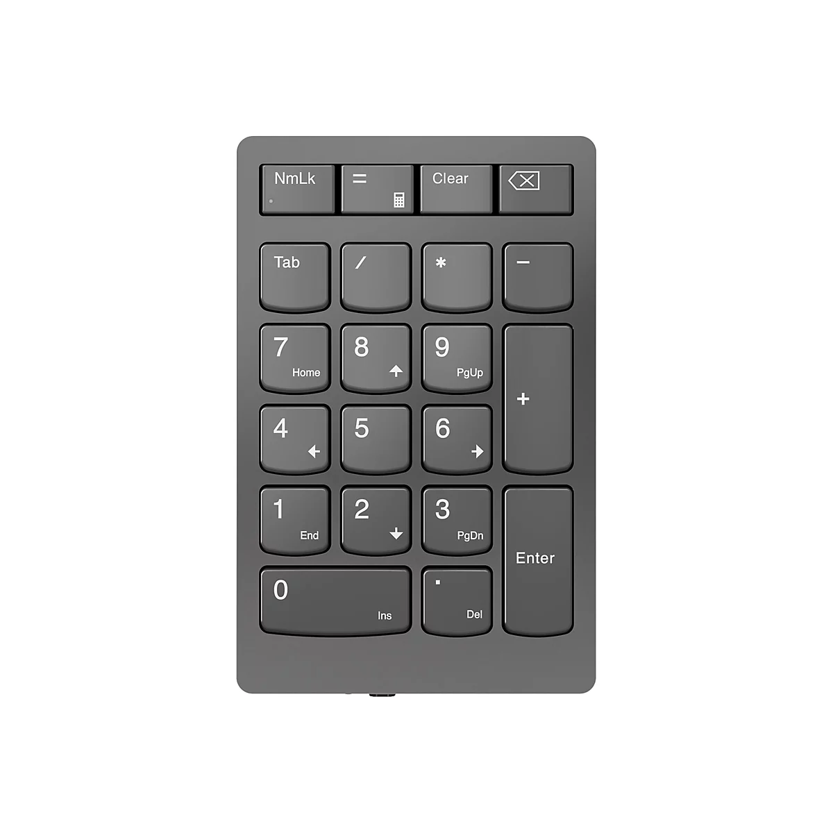 Lenovo Go Wireless Numeric Keypad - Tastenfeld - kabellos - 2.4 GHz - Tastenschalter: Scissor-Key - Storm Gray