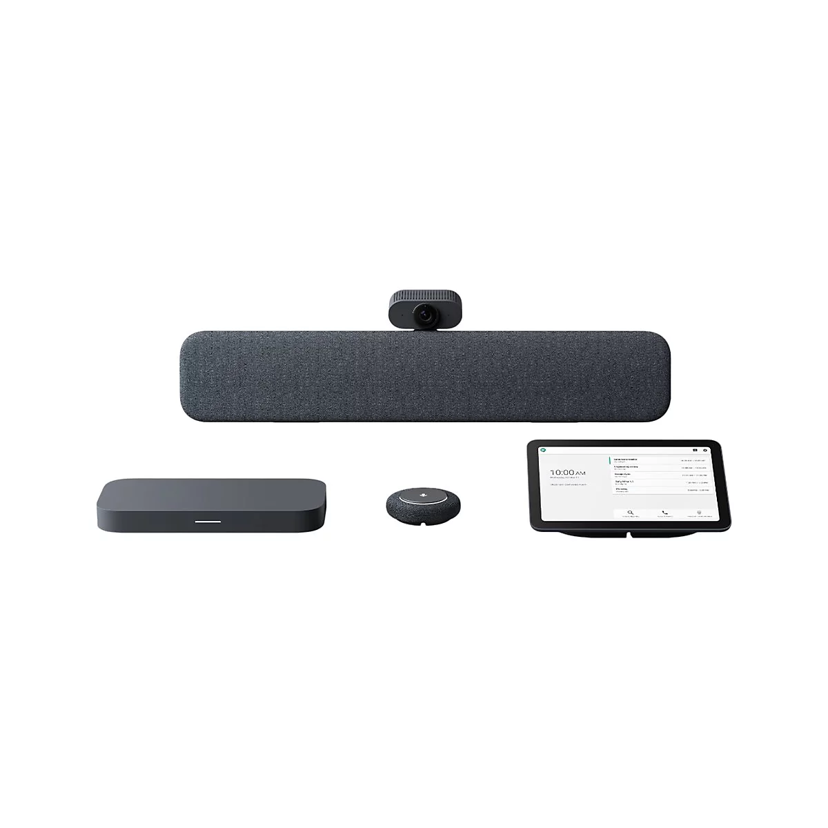 Lenovo Google Meet Series One - Gen 2 - Large Room Kit - Kit für Videokonferenzen - mit 3 Jahre Premier Support - holzkohlefarben