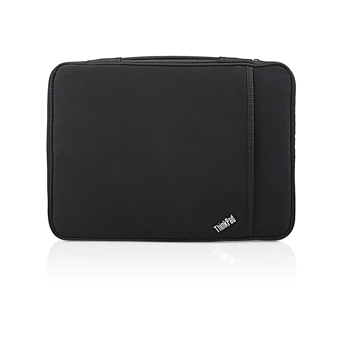 Schwarze Laptoptasche mit ThinkPad-Logo.
