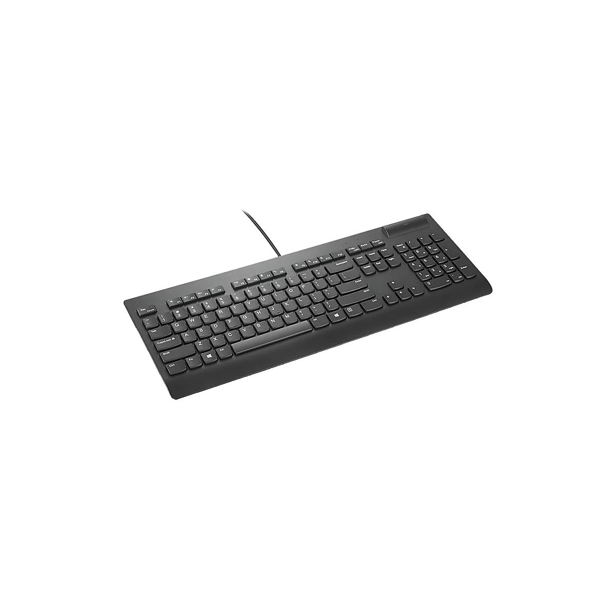 Lenovo Smartcard Wired Keyboard II - Tastatur - USB - Französisch - Schwarz - OEM