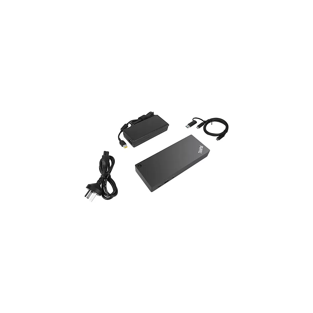 Lenovo ThinkPad Hybrid USB-C with USB-A Dock - Dockingstation - USB-C - 2 x HDMI, 2 x DP - 1GbE - 135 Watt