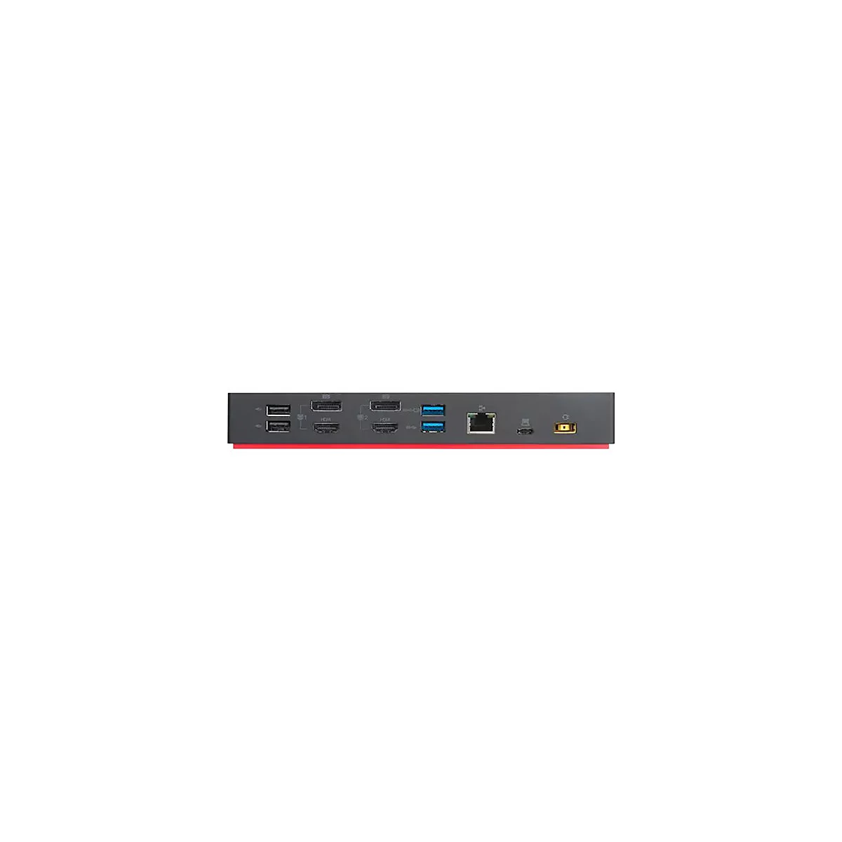 Lenovo ThinkPad Hybrid USB-C with USB-A Dock - Dockingstation - USB-C - 2 x HDMI, 2 x DP - 1GbE - 135 Watt