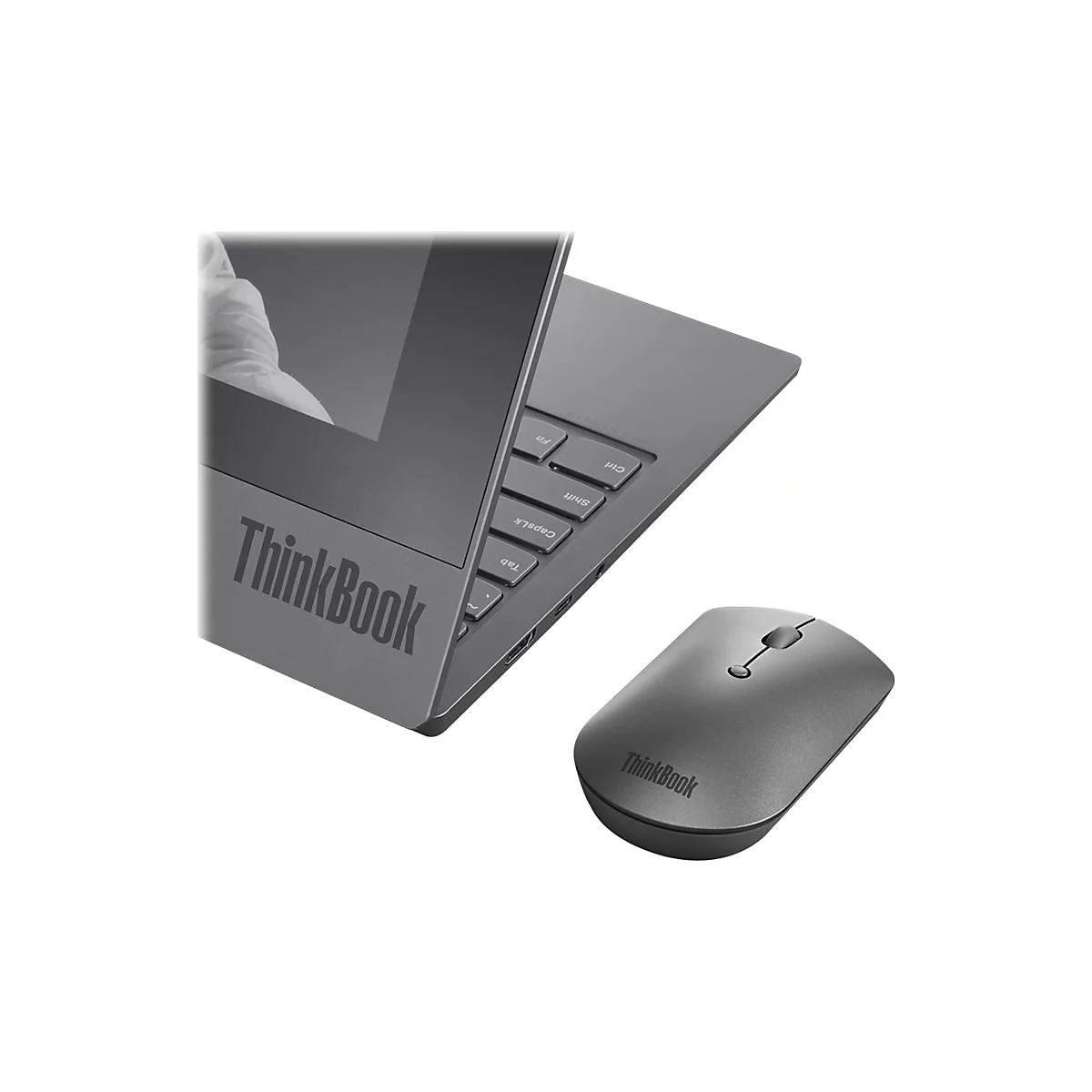Lenovo ThinkPad Silent - Maus - Bluetooth 5.0 - Iron Gray