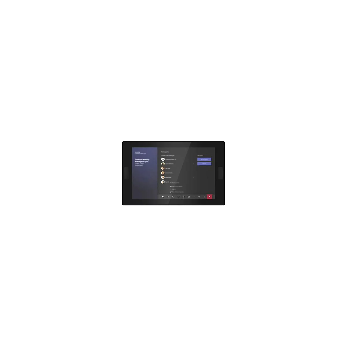 Lenovo ThinkSmart Core - Controller Kit - Kit für Videokonferenzen (Touchscreen-Konsole, Rechensystem) - mit 3 Jahre Lenovo Premier Support + 1 Jahr Wartung - Certified for Microsoft Teams Rooms - Schwarz