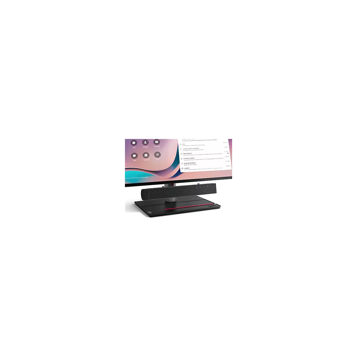 Lenovo ThinkSmart View Plus - Kit für Videokonferenzen (camera, Rechensystem, Viewplus Stylus) - mit 3 Jahre Lenovo Premier Support + 1 Jahr Wartung - Schwarz