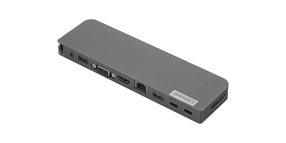 Lenovo USB-C Mini Dock - Mini-Dock - USB-C - VGA, HDMI - GigE