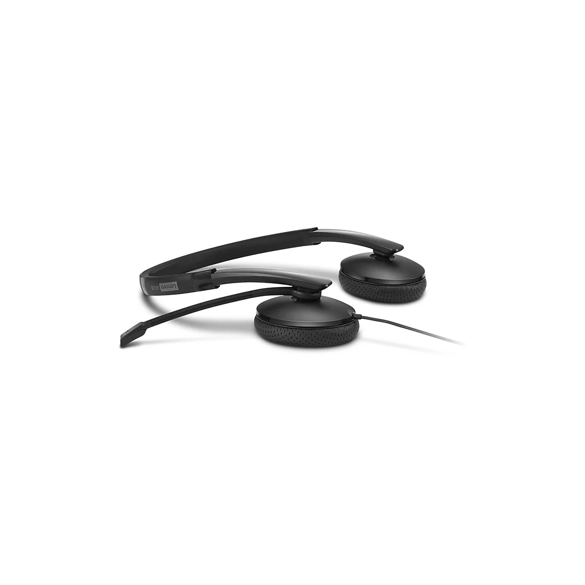 Lenovo - VoIP-Hörer - On-Ear - kabelgebunden - USB-C - Schwarz