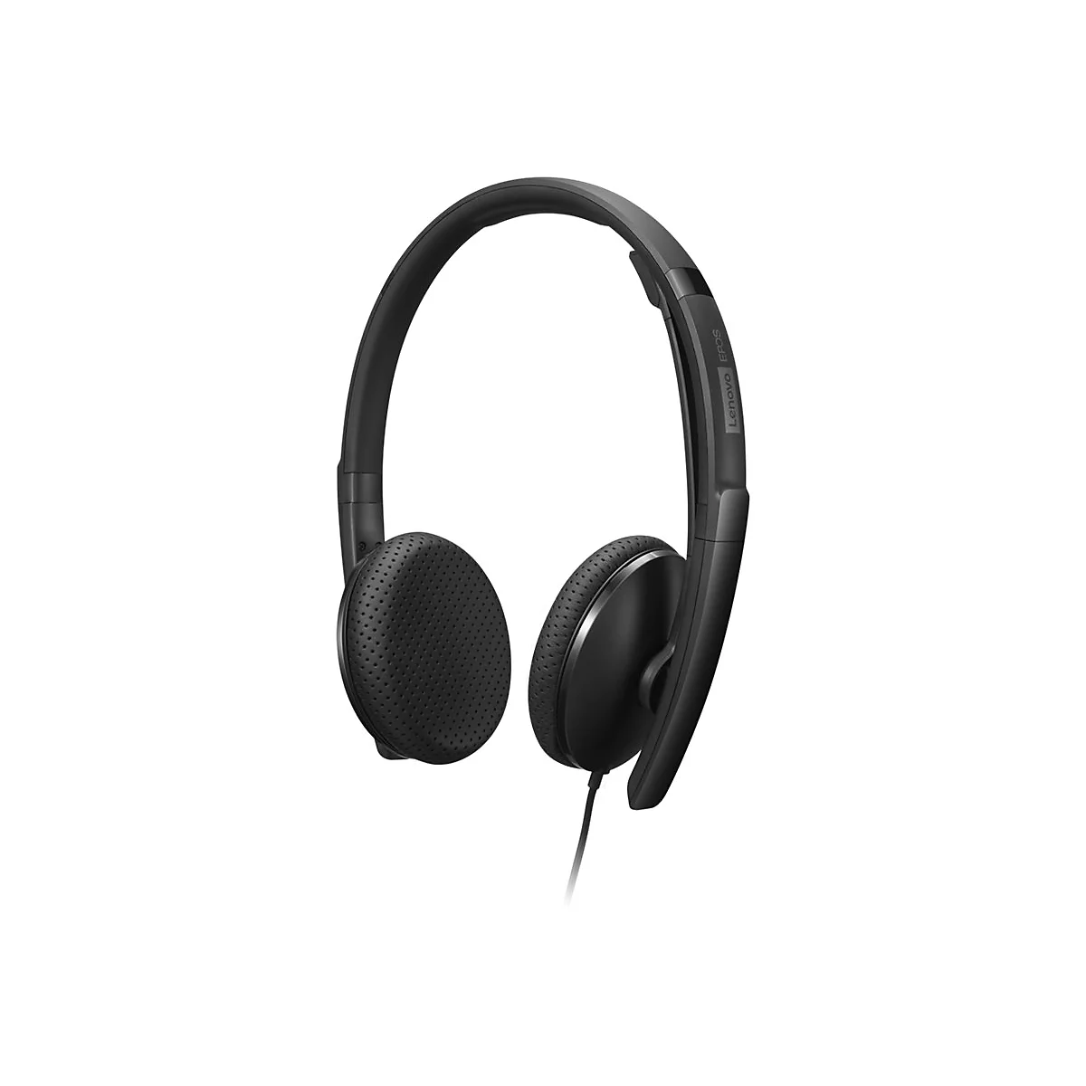 Lenovo - VoIP-Hörer - On-Ear - kabelgebunden - USB-C - Schwarz