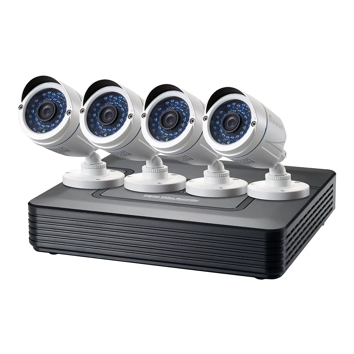 LevelOne DSK-4001 - DVR + Kamera(s) - verkabelt (LAN)