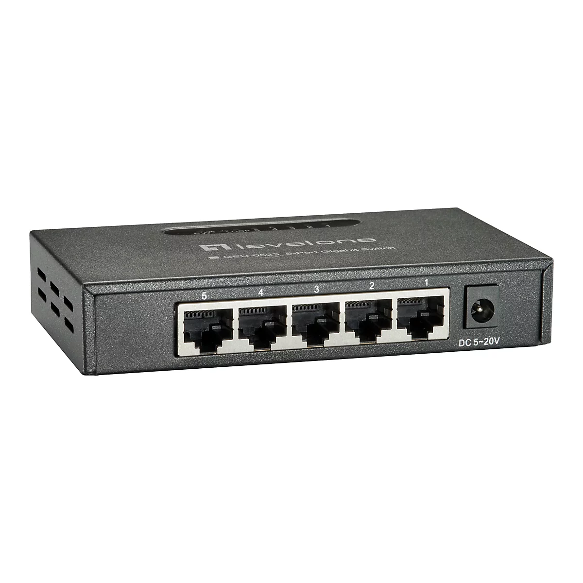 LevelOne GEU-0523 - Switch - 5 Anschlüsse - unmanaged