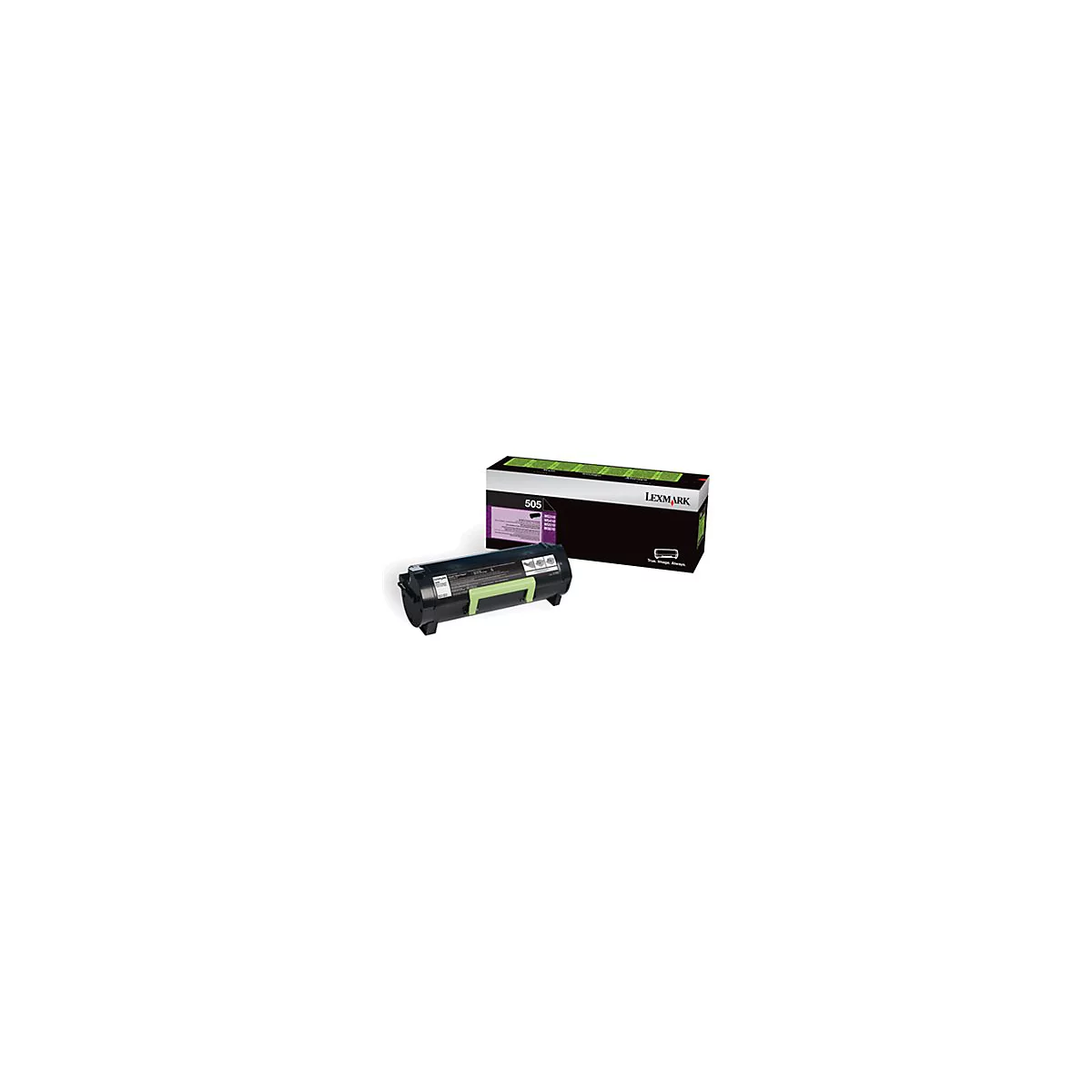Lexmark 502 - Schwarz - original - Tonerpatrone - LCCP, LRP
