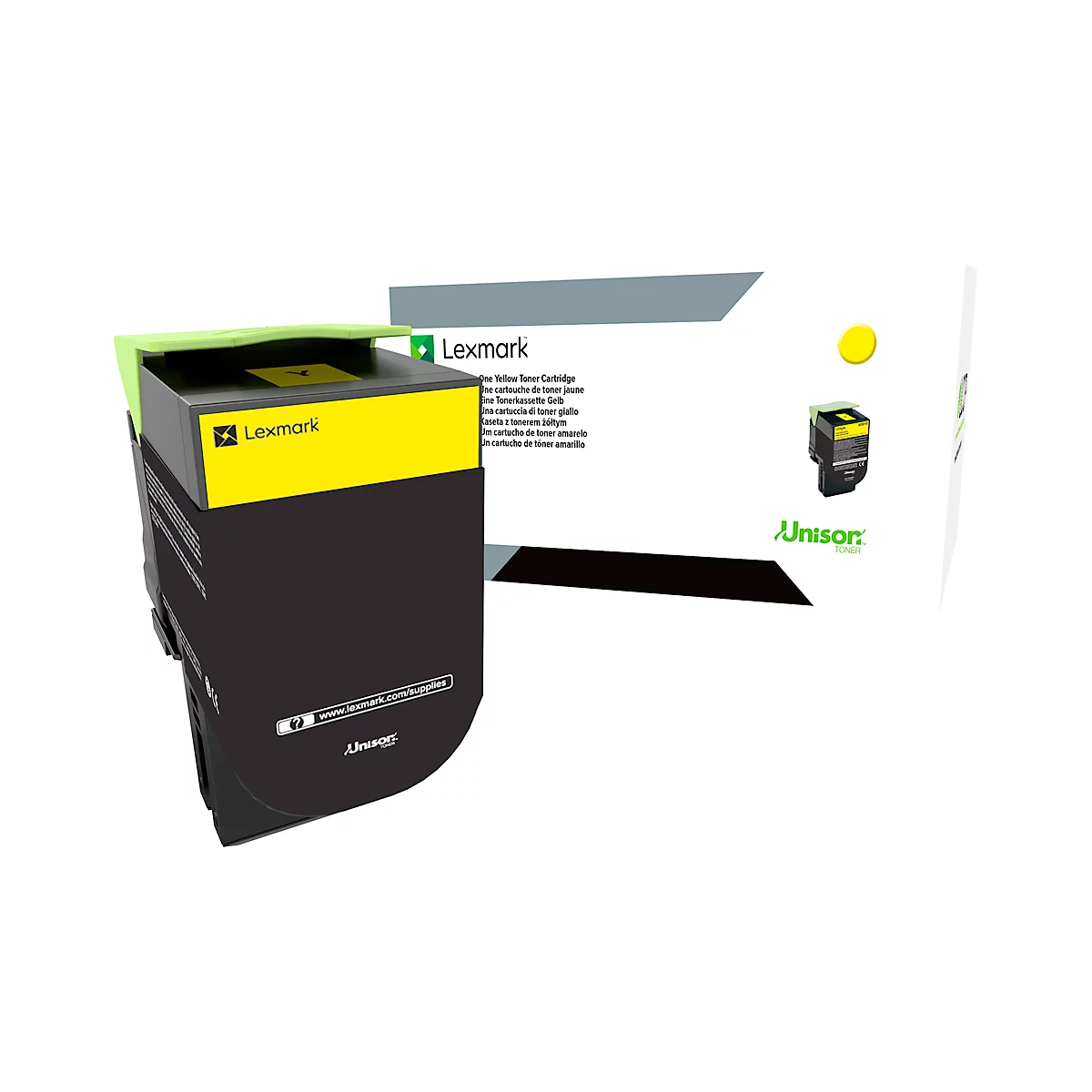 Lexmark 71B2HY0 tonercartridge, geel