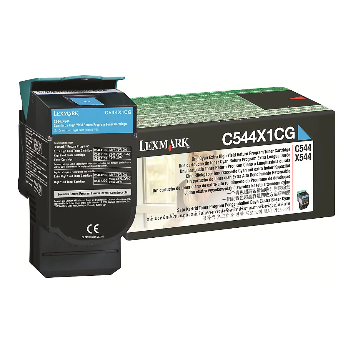 Lexmark - Besonders hohe Ergiebigkeit - Cyan - original - Tonerpatrone - LCCP, LRP
