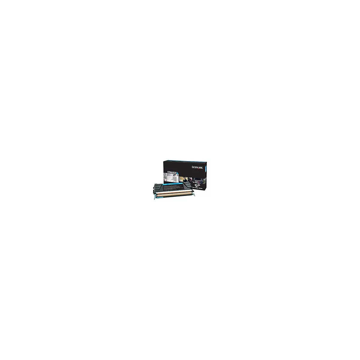 Lexmark - cyan - original - cartouche de toner - Entreprise Lexmark
