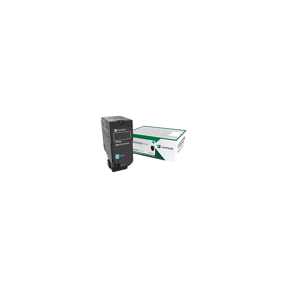 Lexmark - Cyan - original - Tonerpatrone - LCCP, LRP