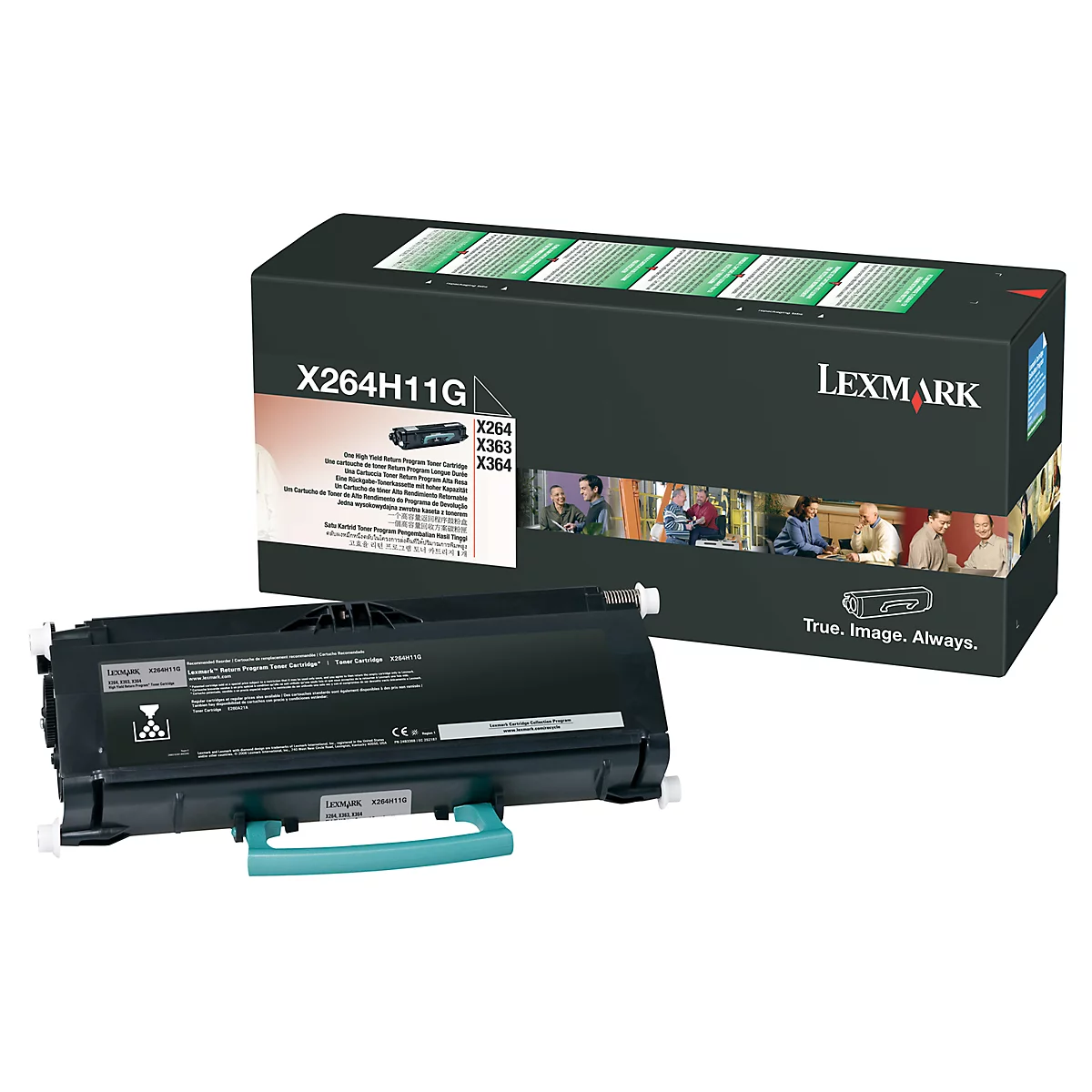 Lexmark OX264H11G Toner schwarz, original