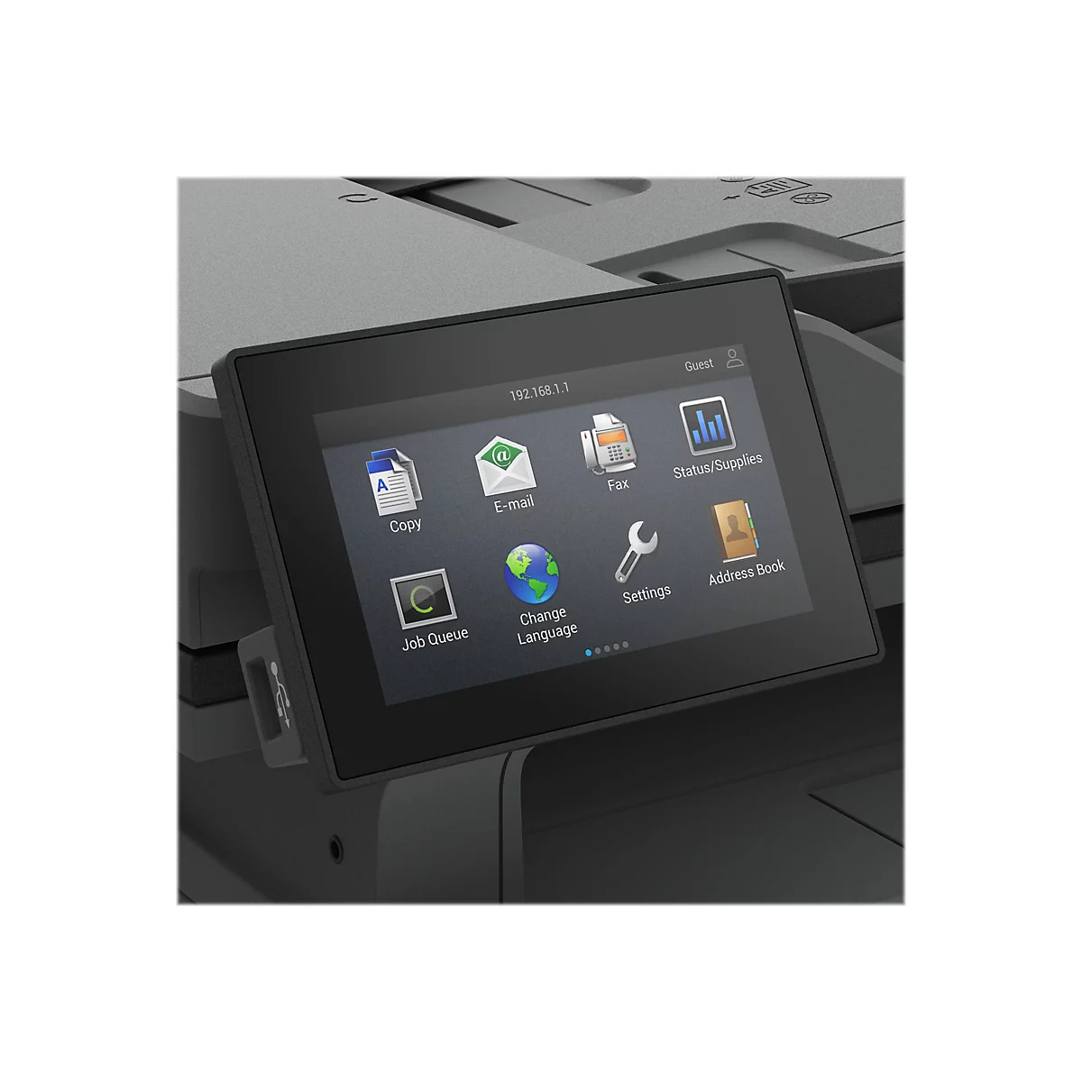 Lexmark XM3142 - Multifunktionsdrucker - s/w - Laser - A4/Legal (Medien) - bis zu 39 Seiten/Min. (Kopieren)