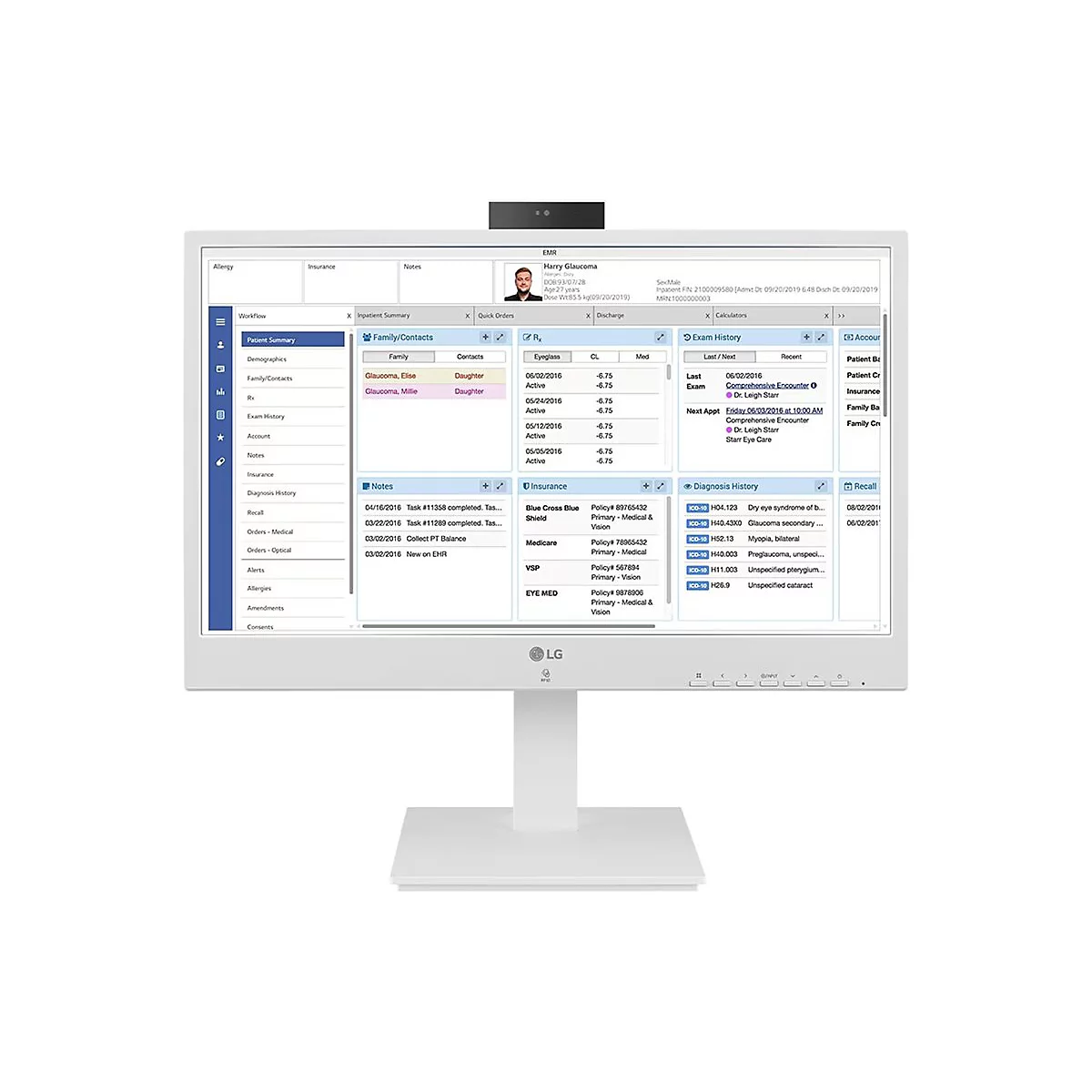 LG 24CR670N-6P - Thin Client - All-in-One (Komplettlösung) - 1 x Celeron N5105 / 2 GHz - RAM 8 GB - SSD 256 GB