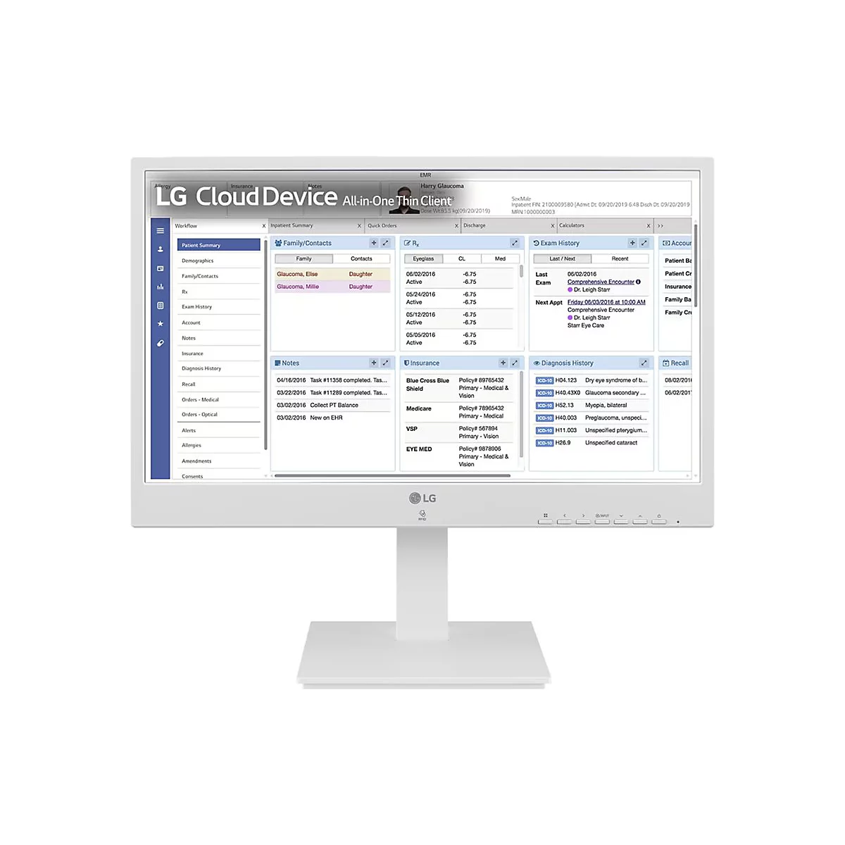 LG 24CR671N-2P - Thin Client - All-in-One (Komplettlösung) - 1 x Pentium Silver N6005 / 2 GHz - RAM 8 GB - SSD 256 GB