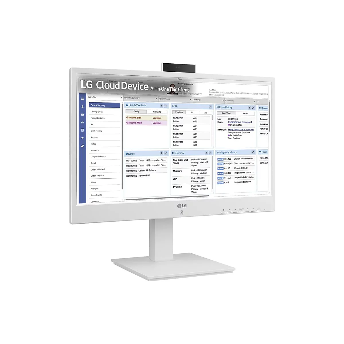 LG 24CR671N-2P - Thin Client - All-in-One (Komplettlösung) - 1 x Pentium Silver N6005 / 2 GHz - RAM 8 GB - SSD 256 GB