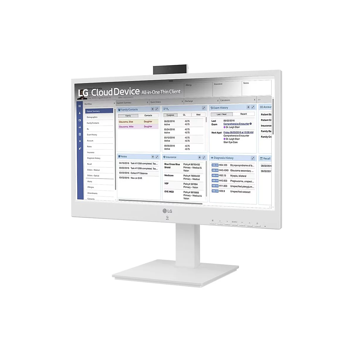LG 24CR671N-2P - Thin Client - All-in-One (Komplettlösung) - 1 x Pentium Silver N6005 / 2 GHz - RAM 8 GB - SSD 256 GB
