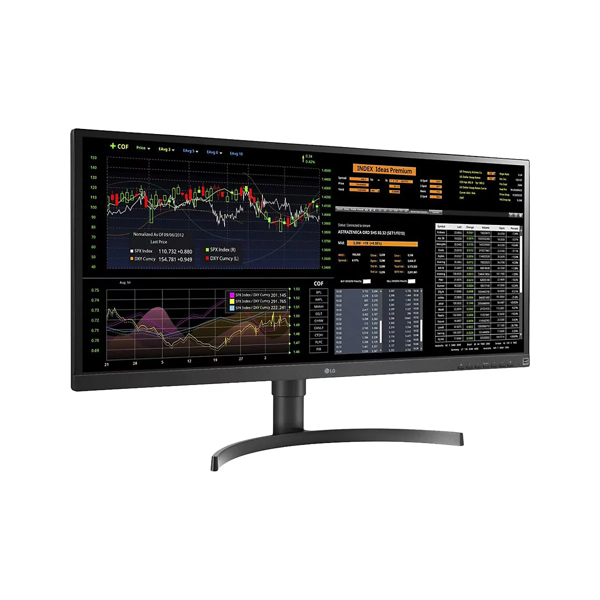 LG 34CN650W-AP - Thin Client - All-in-One (Komplettlösung) - 1 x Celeron J4105 / 1.5 GHz - RAM 8 GB - SSD 128 GB