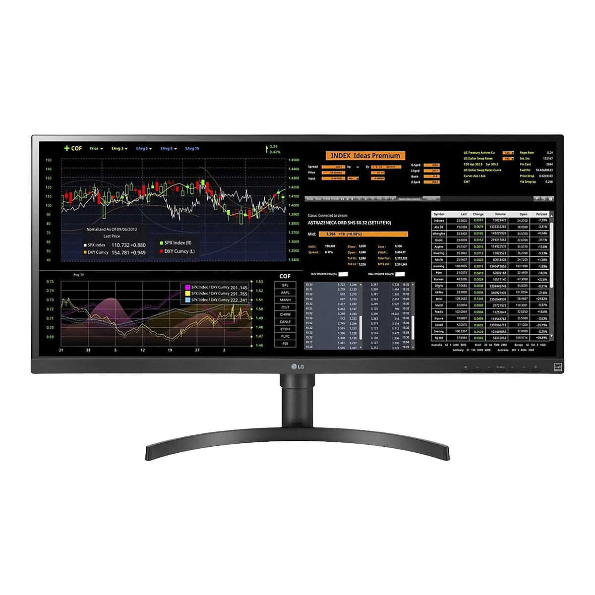 LG 34CN650W-AP - Thin Client - All-in-One (Komplettlösung) - 1 x Celeron J4105 / 1.5 GHz - RAM 8 GB - SSD 128 GB