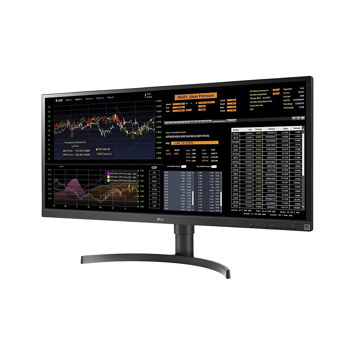 LG 34CN650W-AP - Thin Client - All-in-One (Komplettlösung) - 1 x Celeron J4105 / 1.5 GHz - RAM 8 GB - SSD 128 GB