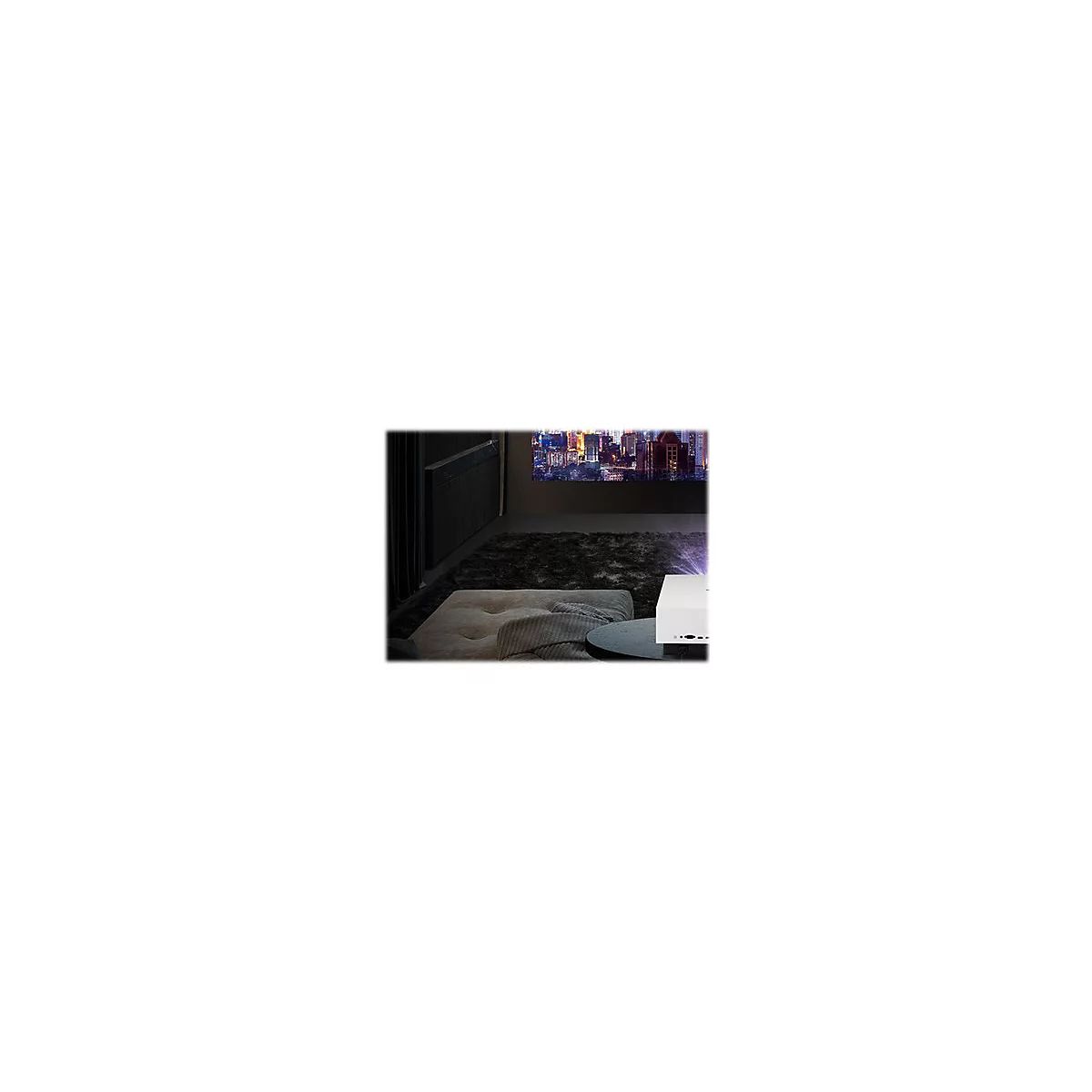 LG CineBeam HU810PW - DLP-Projektor - Miracast Wi-Fi Display / AirPlay - weiß