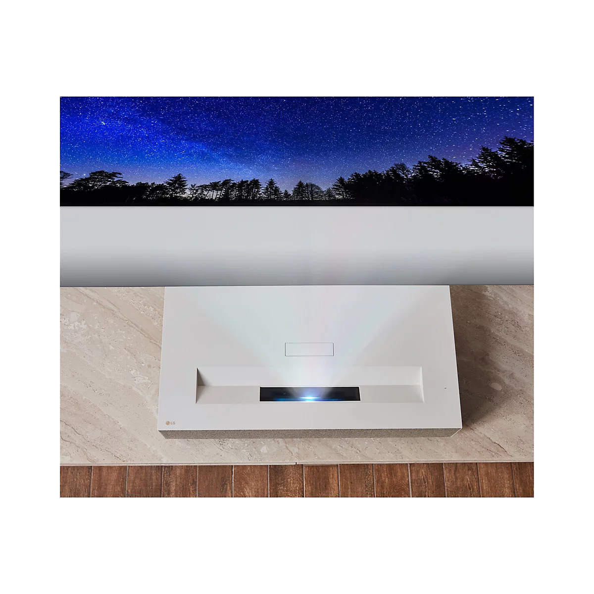 LG CineBeam HU915QE - DLP-Projektor - Laser - 3700 ANSI-Lumen - 3840 x 2160 - 16:9