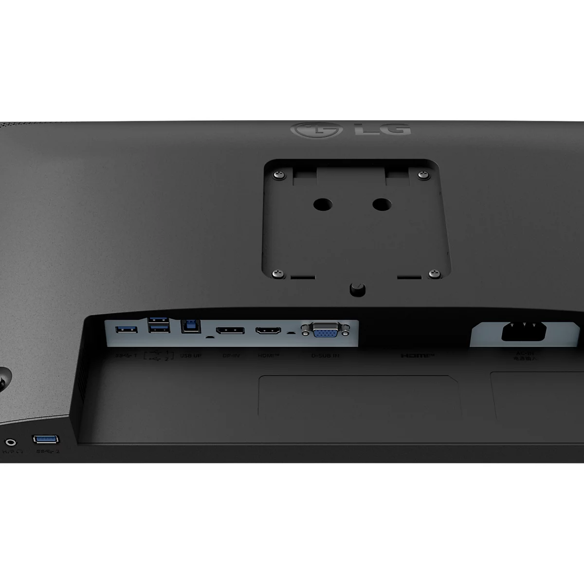 LG Moniteur IPS 24BA550-B, 23,8' (60,4 cm), 1920 x 1080 Full HD, HDMI/USB/DisplayPort, réglable en hauteur, inclinable et pivotant, noir