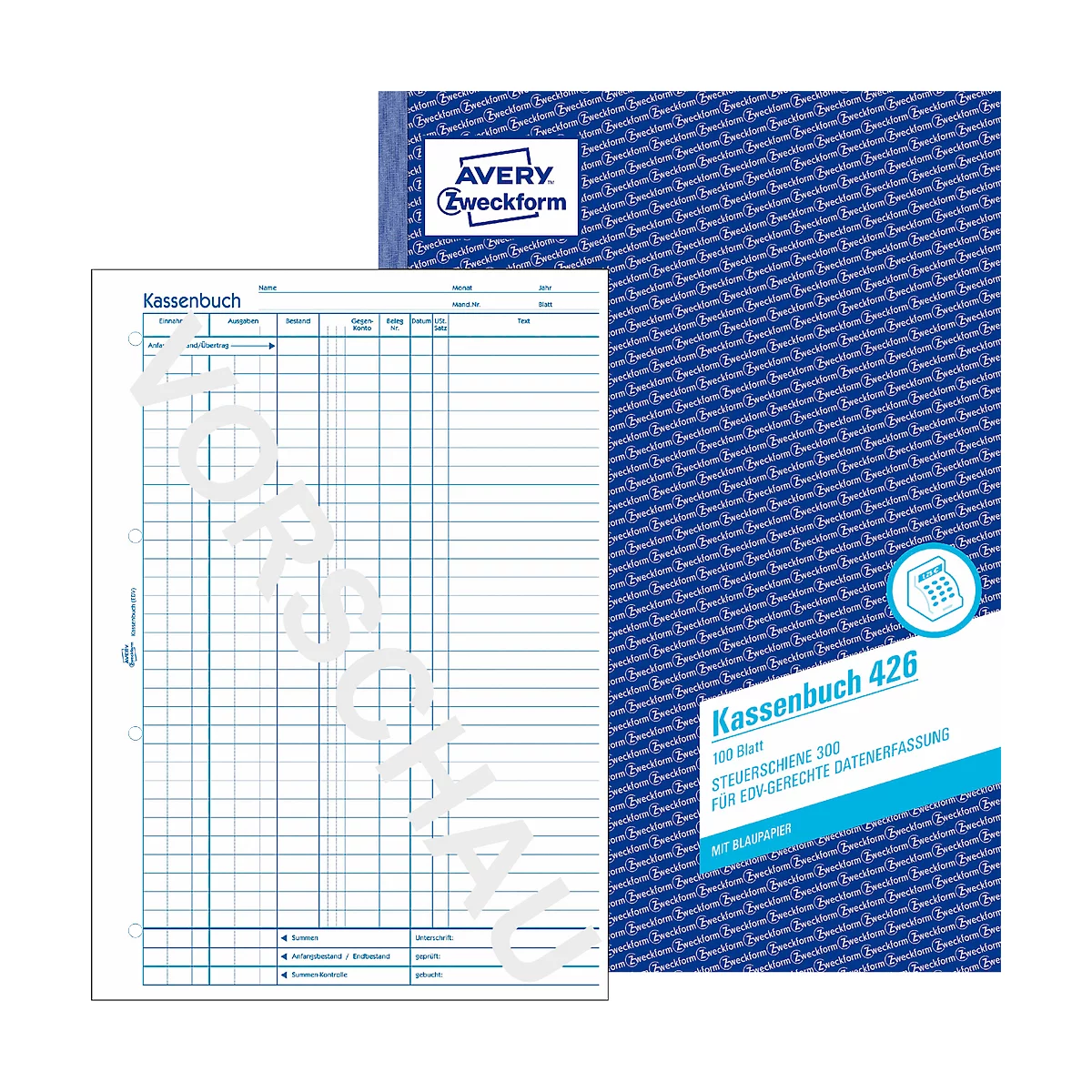 Libro de caja Avery Zweckform nº 426