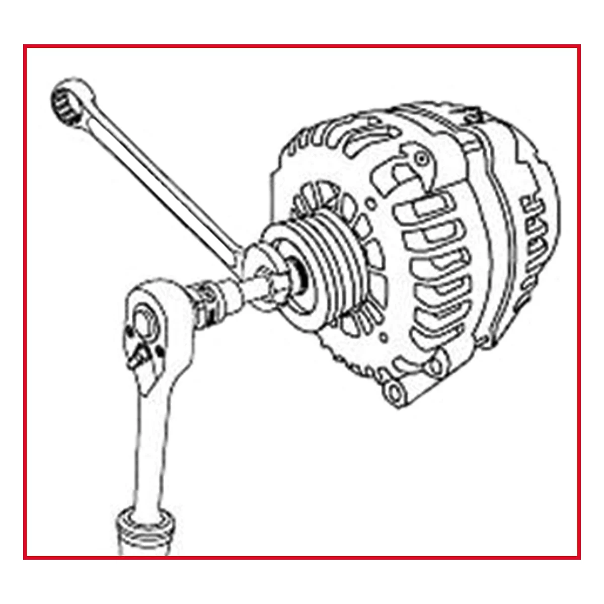 Graue Kamera-Umrisszeichnung vor weißem Hintergrund.