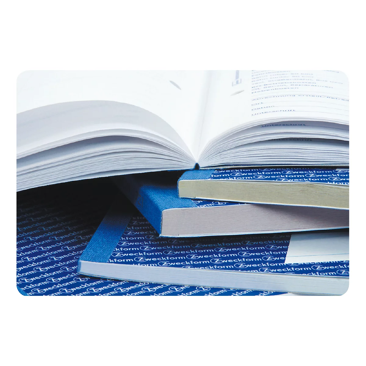 Lieferschein Avery™ Zweckform 1720-5, Format A5, 5 Bücher mit jeweils 2 x 40 Blatt, FSC®-Papier, weiß/gelb