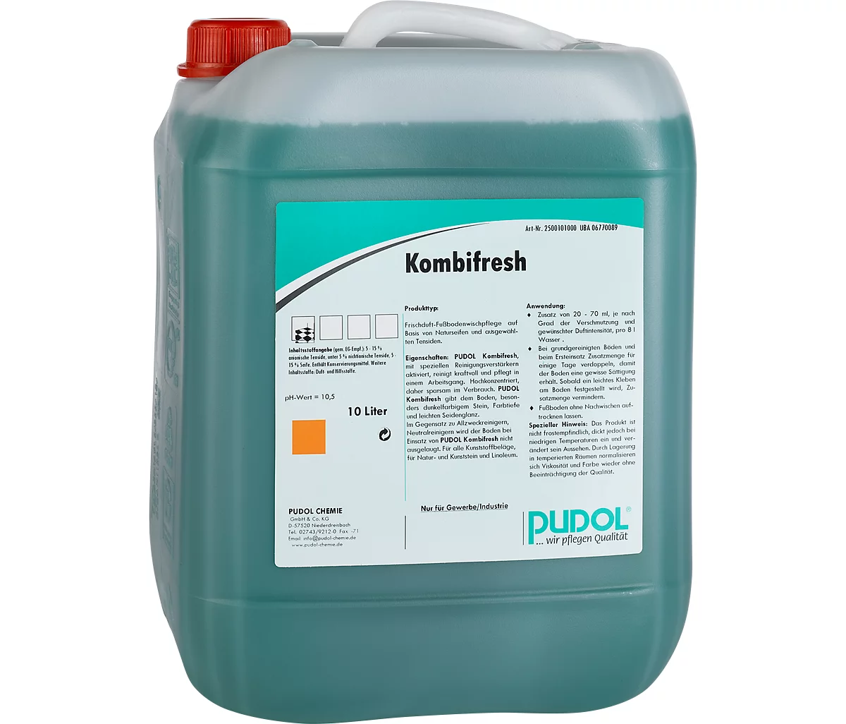 Limpiador de suelos Kombifresh, bidón de 10 litros