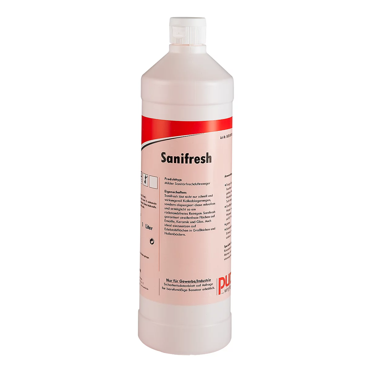 Limpiador sanitario Sanifresh, 6 botellas de 1 L