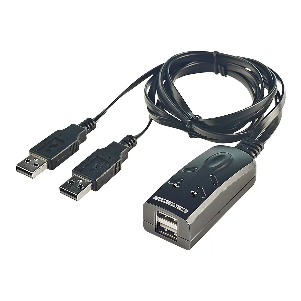 Lindy 2 Port USB KM Switch - Tastatur-/Mausschalter - 2 Anschlüsse