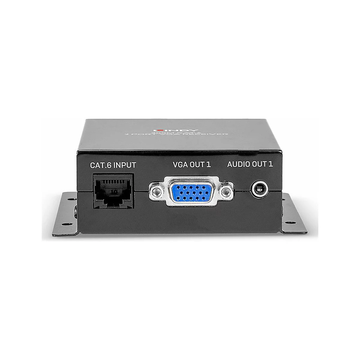 LINDY Cat.6 2 Port VGA Receiver - Erweiterung für Video/Audio