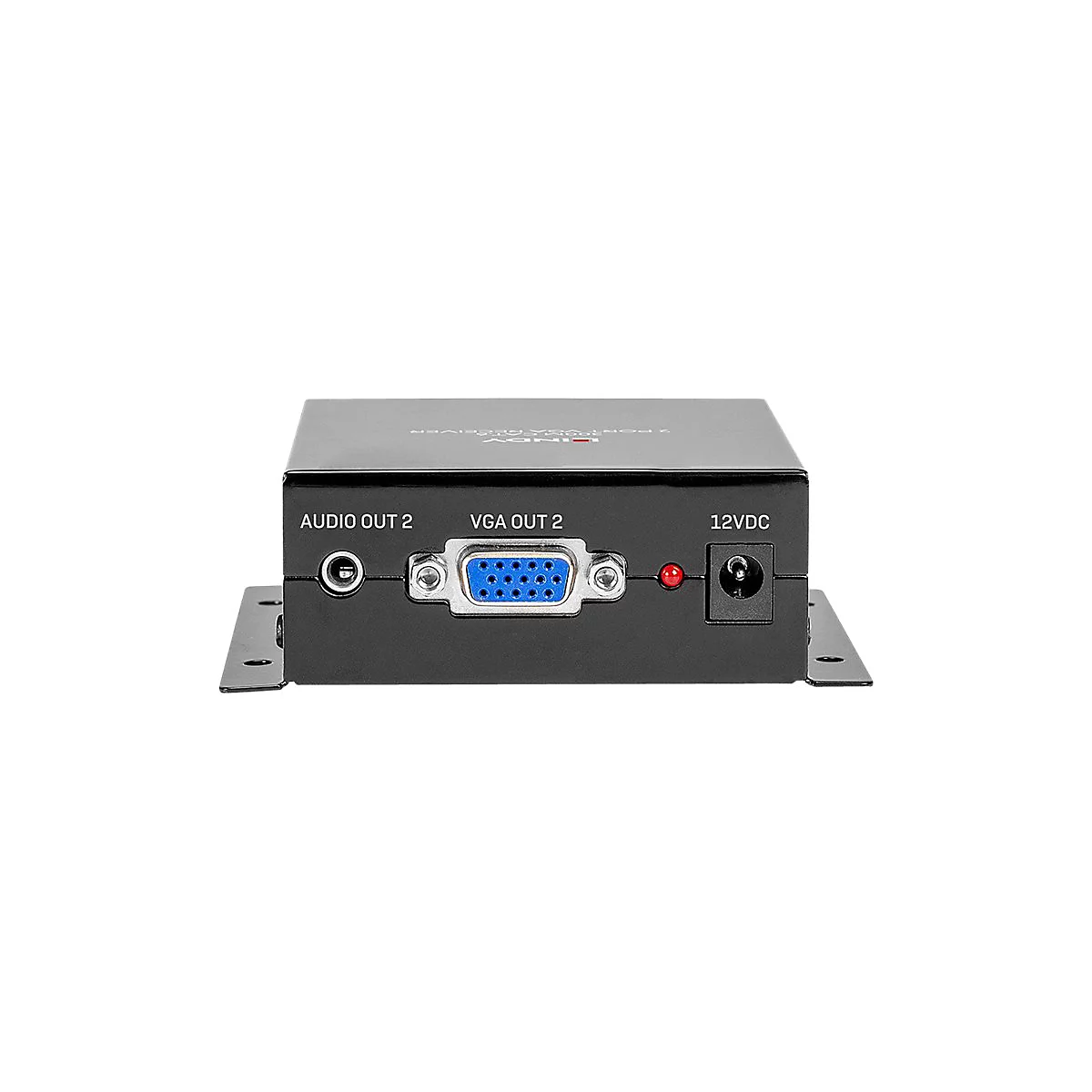 LINDY Cat.6 2 Port VGA Receiver - Erweiterung für Video/Audio