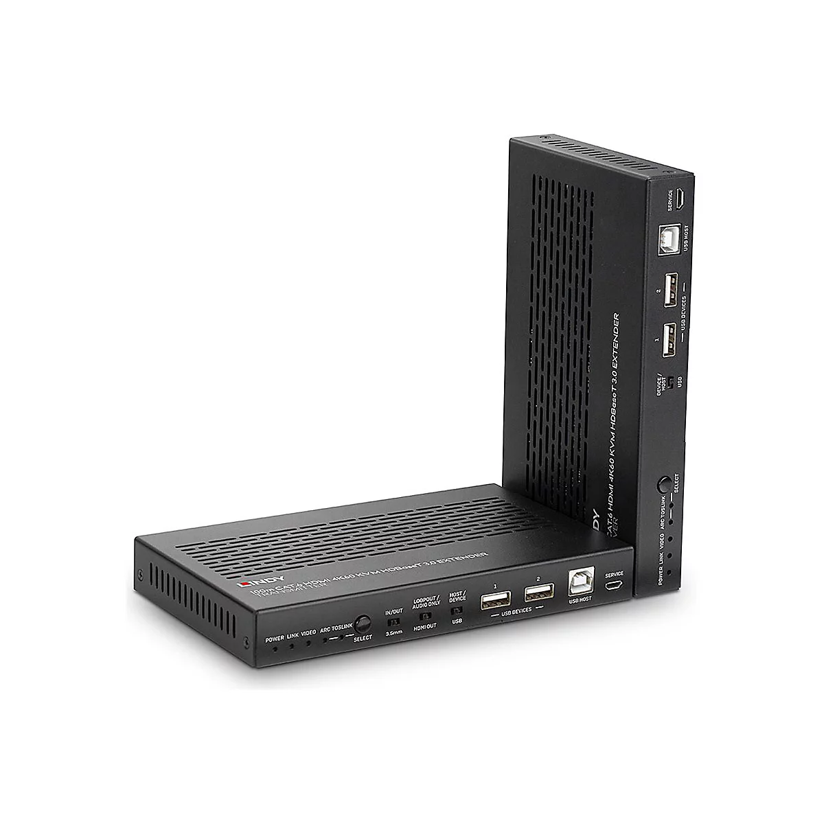 LINDY Extender - Erweiterung für Video/Audio - HDMI, RS-232, HDBaseT 3.0, USB 2.0 - über CAT 6a - bis zu 100 m