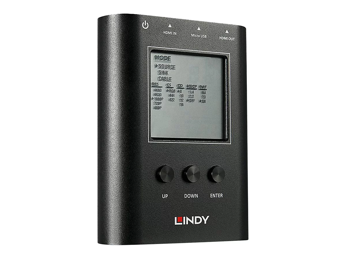 Lindy HDMI 2.0 18G Signal Analyser and Generator - HDMI-Testsignalgenerator/-Analysegerät