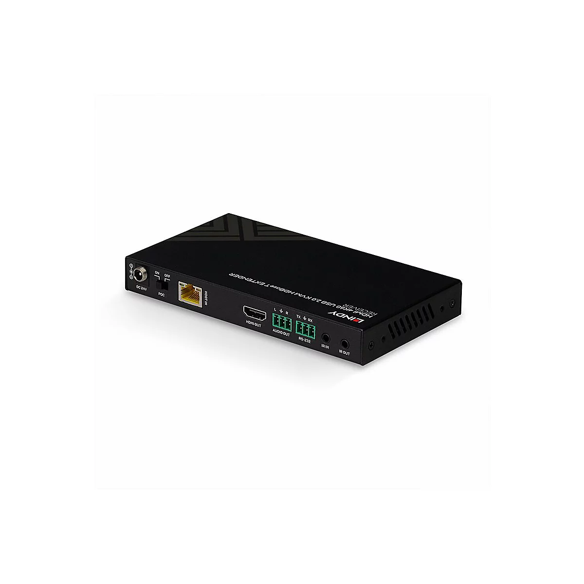 LINDY - KVM / Audio / Serial / Infrared Extender - Empfänger - HDBaseT 2.0 - über CAT 6 - USB