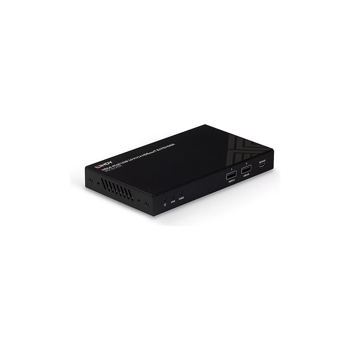 LINDY - KVM / Audio / Serial / Infrared Extender - Empfänger - HDBaseT 2.0 - über CAT 6 - USB