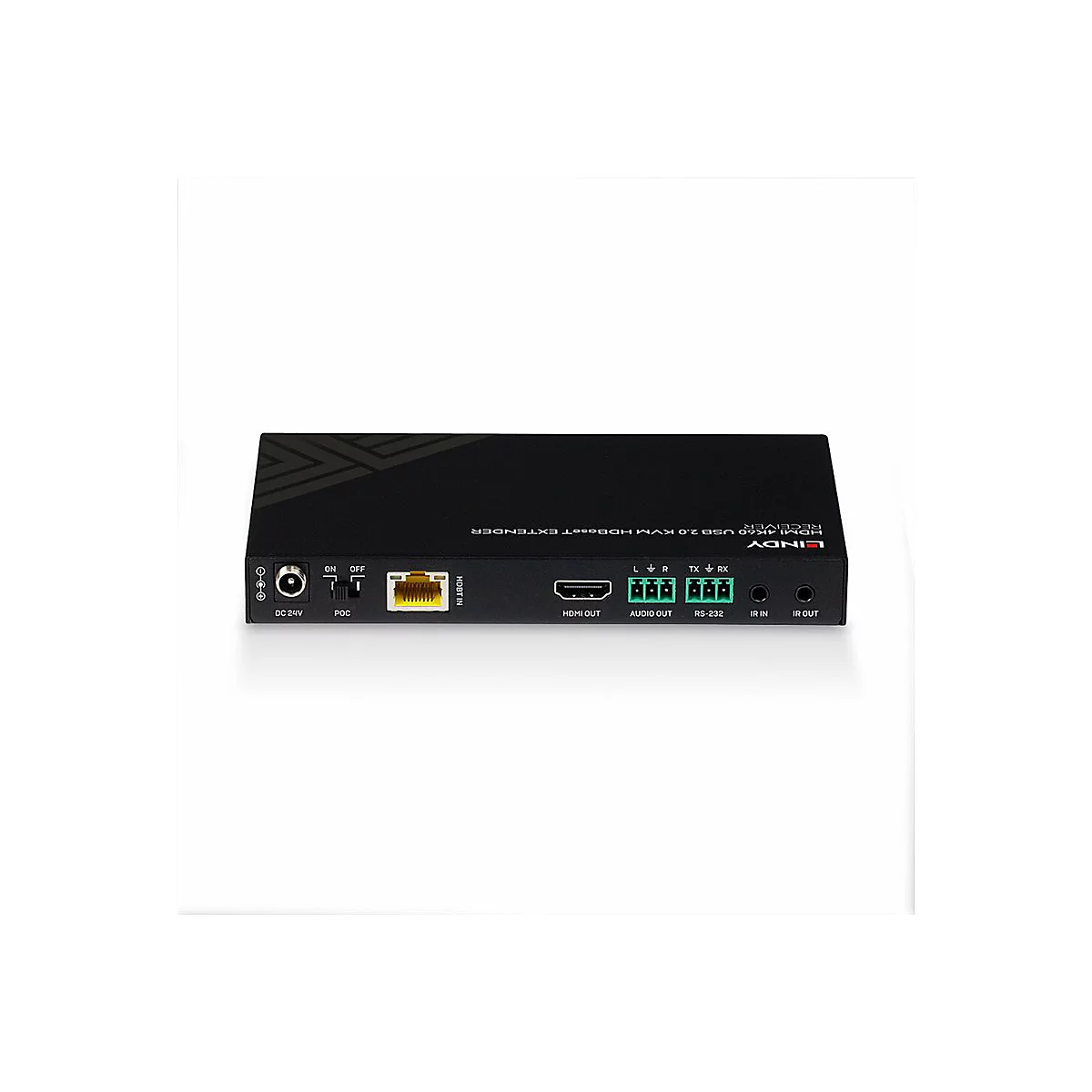 LINDY - KVM / Audio / Serial / Infrared Extender - Empfänger - HDBaseT 2.0 - über CAT 6 - USB