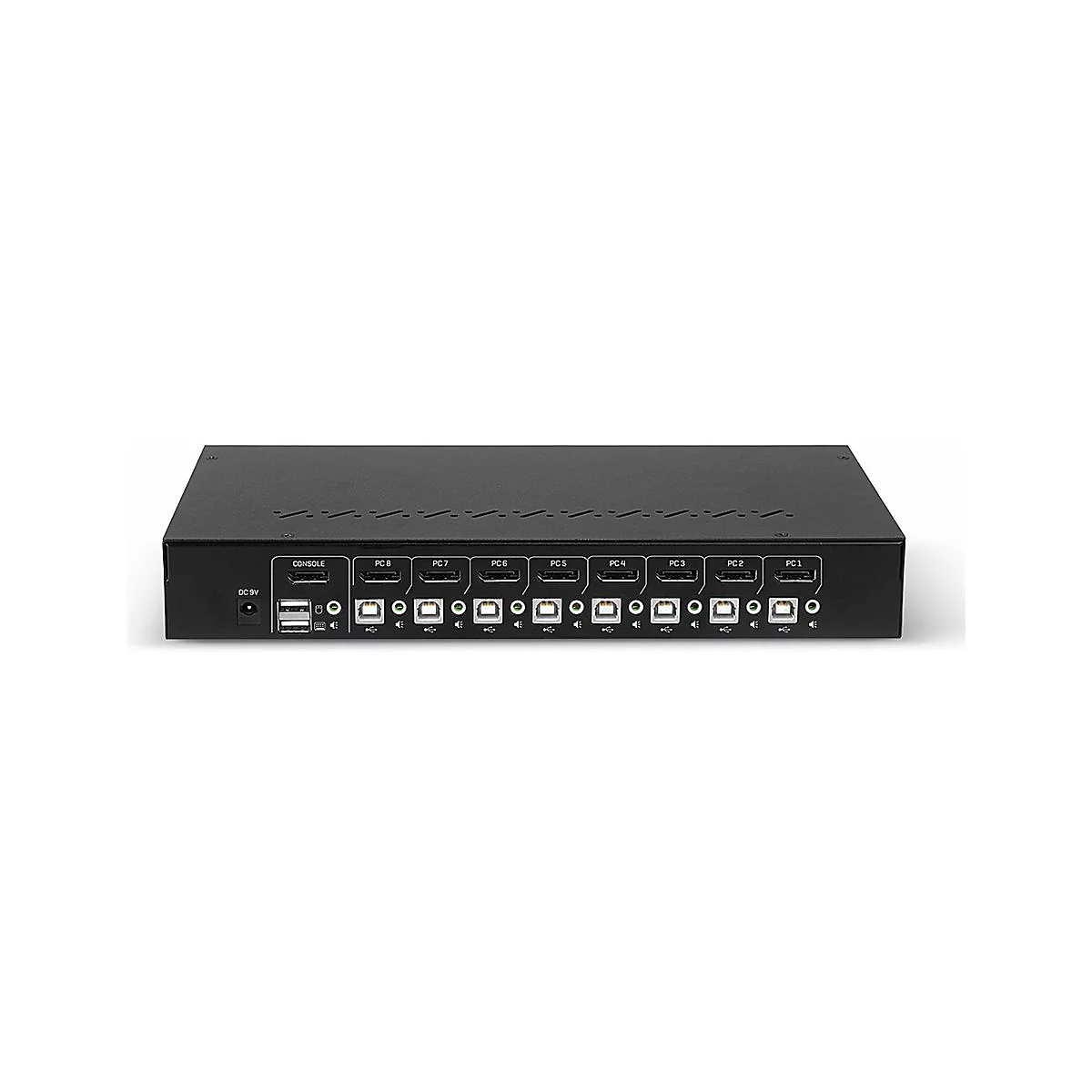 Lindy - KVM-/Audio-Switch - 8 x DisplayPort / Audio / USB - 1 lokaler Benutzer - an Rack montierbar