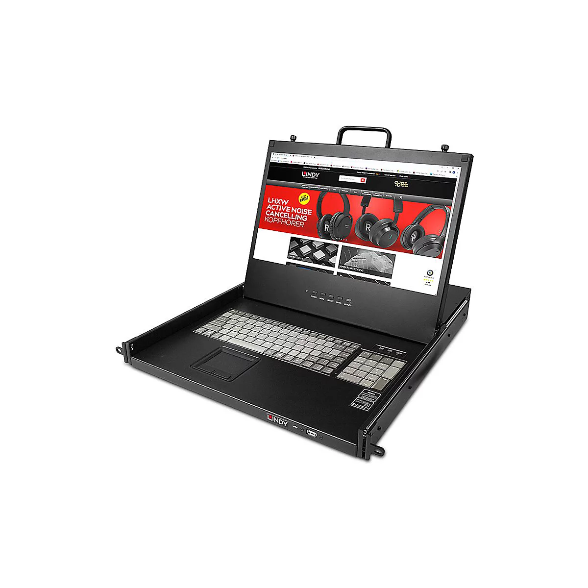Lindy - KVM-Konsole - USB - 43.2 cm (17') - Rack - einbaufähig