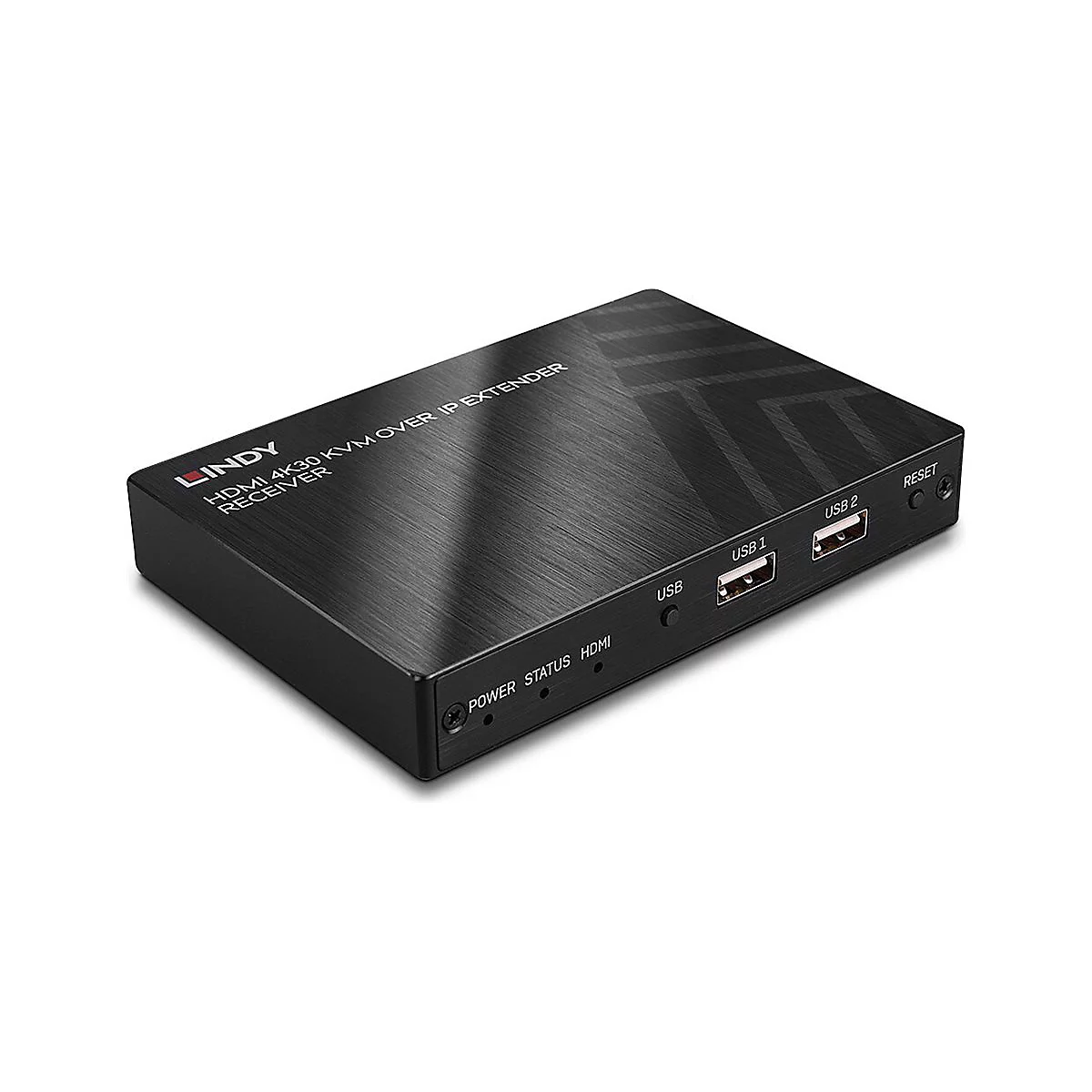 LINDY KVM over IP Extender, Receiver - KVM/Infrarot-Extender - GigE, HDMI
