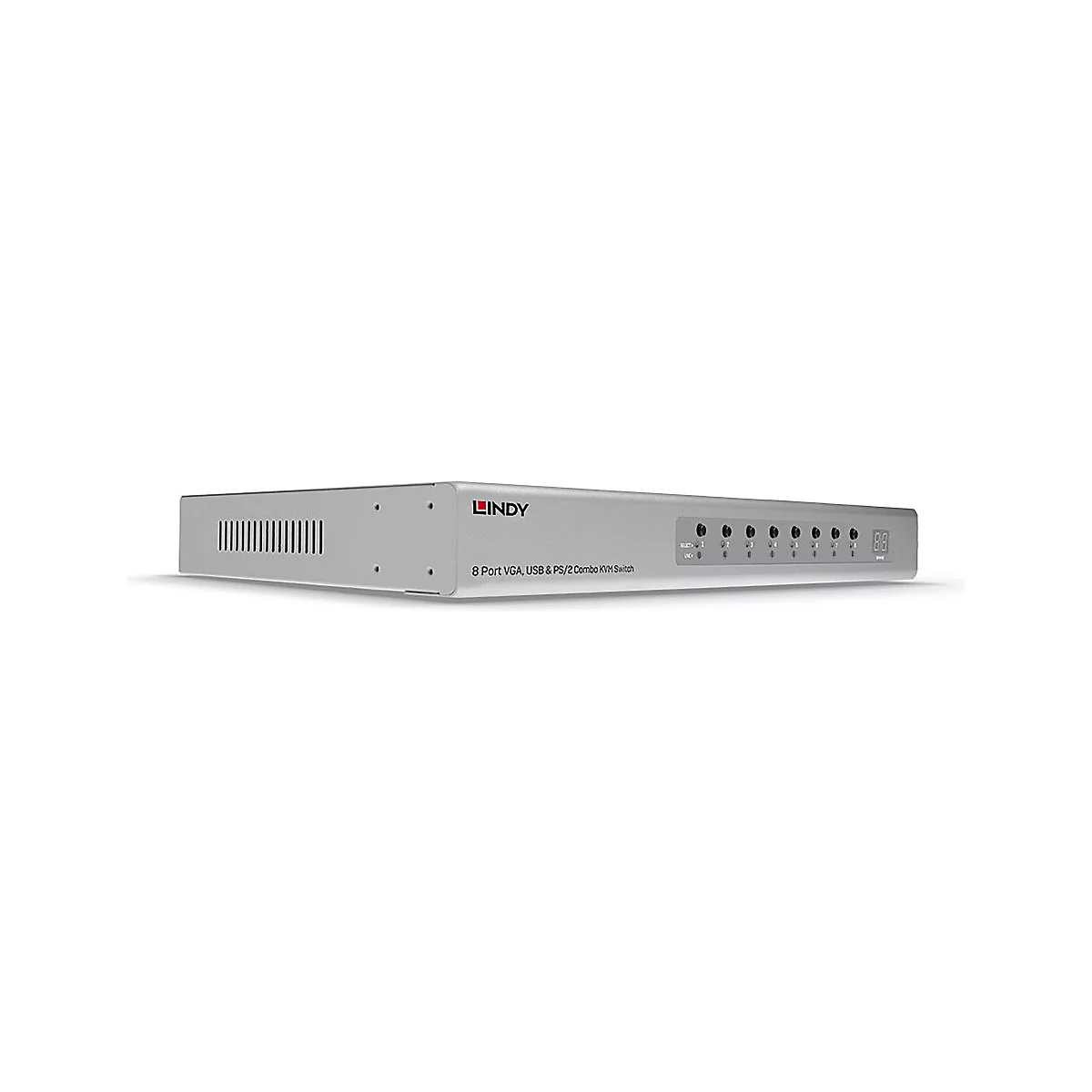 Lindy - KVM-Switch - 8 Anschlüsse - an Rack montierbar