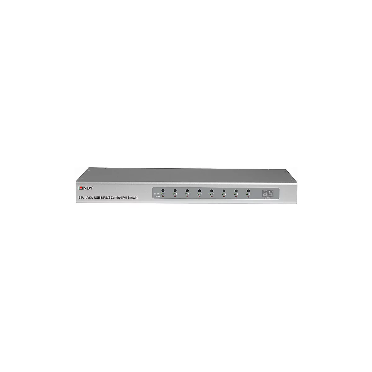 Lindy - KVM-Switch - 8 Anschlüsse - an Rack montierbar