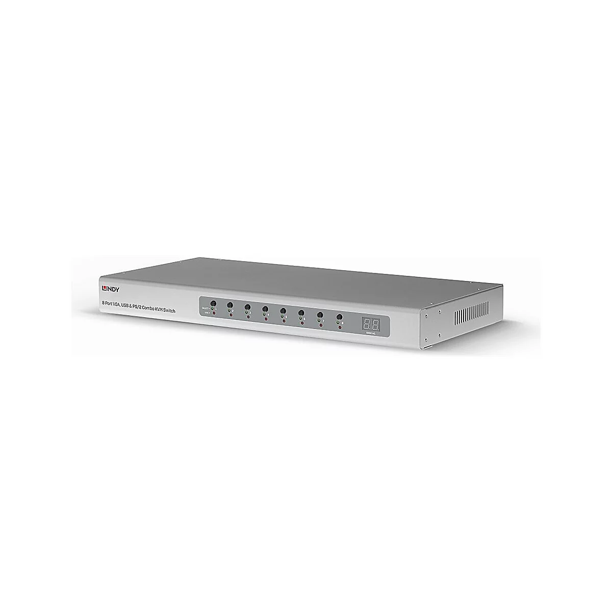 Lindy - KVM-Switch - 8 Anschlüsse - an Rack montierbar